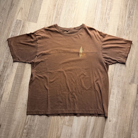 Sonoma Other - Boxy Surf Graphic Tee Brown Oversized Vintage Style